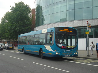 Arriva Shires 3867 on Central Line Rail Replacement, White City