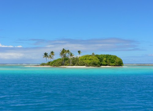 島嶼是生物多樣性的方舟。作者：Pascal Guiraudou。取自：http://en.wikipedia.org/wiki/File:Tahuna_maru_islet_Raroia.jpg。本圖符合CC授權。