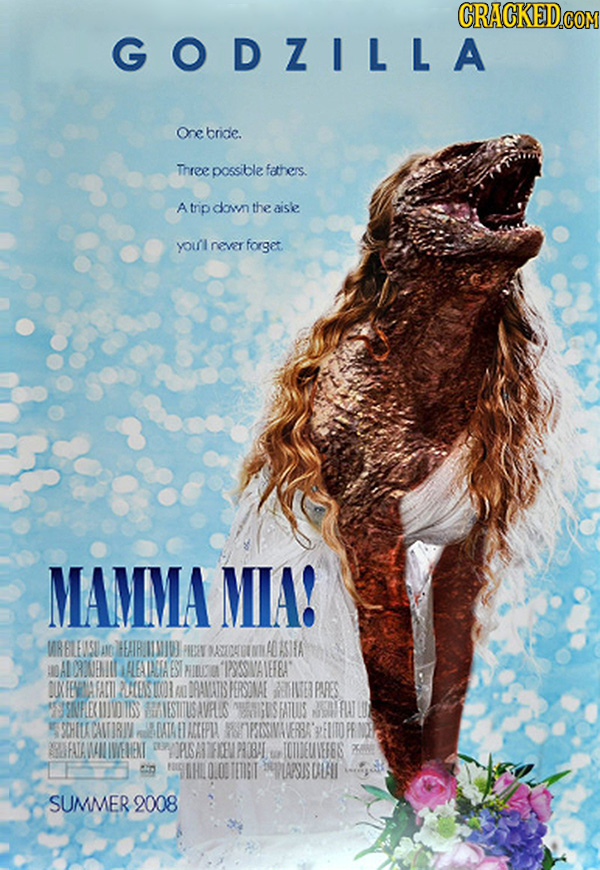 Godzilla em Mamma Mia!