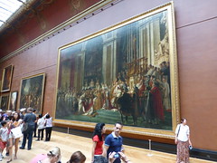 Ein Riesengemälde im Louvre