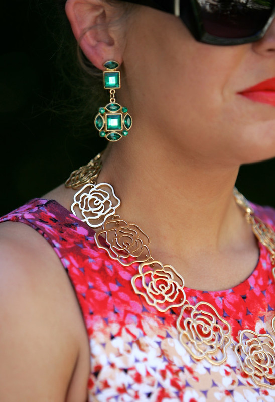 style tab, boston fashion blogger, emerald earrings,