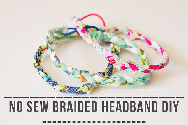 no sew braided headbands diy