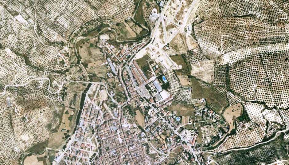antes, urbanismo, foto aérea, desastre, urbanístico, planeamiento, urbano, construcción,Los Villares, Córdoba