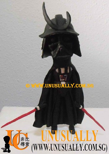 Unusually Fully Customized 3D Darth Vader Starwars Figurine - @www.unusually.com.sg