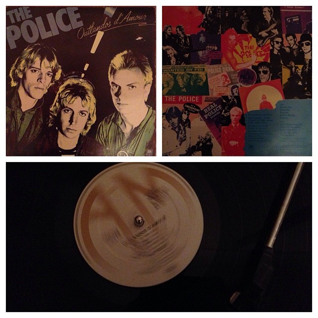 291113_ #np "Outlandos d'Amour" by The Police #vinyl