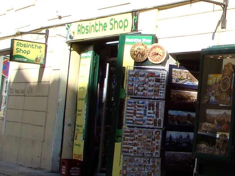 Absinthe shop Prague