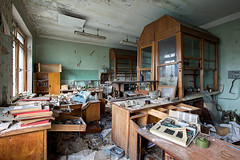 Abandoned chemical lab