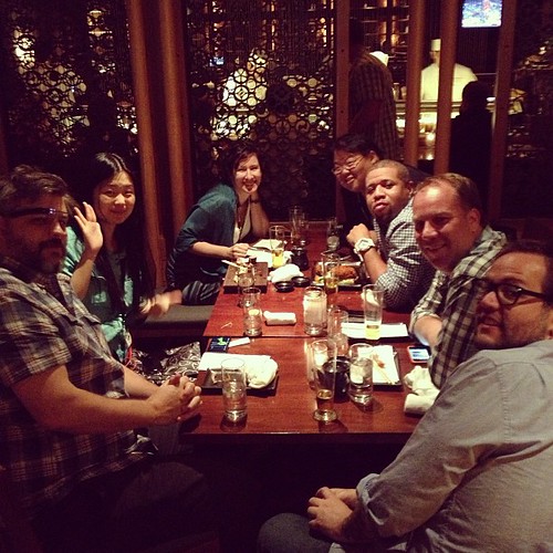 Inaugural #SXSWV2V sushi and fried chicken and Google Glass meetup!
