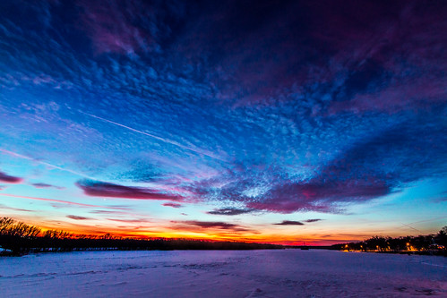 Sundown in Portage, WI by kenfagerdotcom