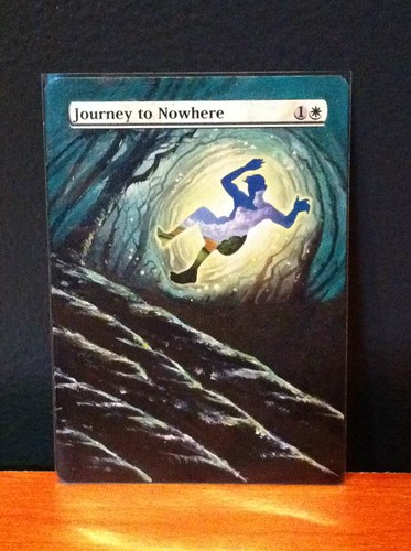 Journey to Nowhere Altered Art by Jacob Honor, Gold Eagle Collection