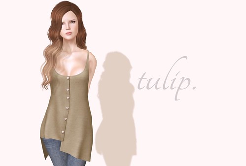 Buttoned Tank - FLF by tulip.*Mina