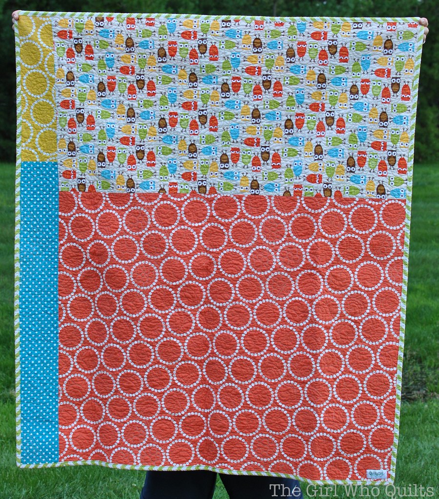 Diamonds for Ducklings Baby Quilt