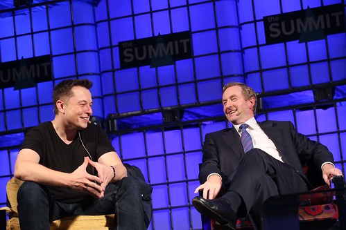 Elon Musk and Enda Kenny