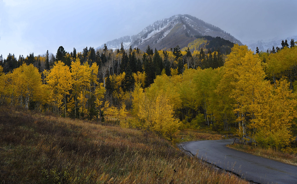 Salt Lake City, Rocky Mountains in Fall