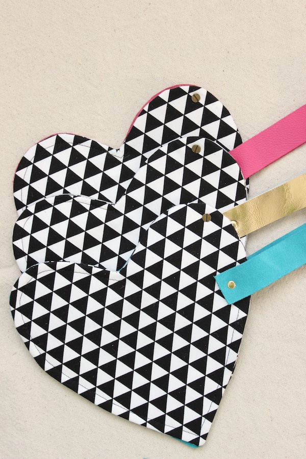 Fabric Paper Glue | DIY Heart Wristlet Clutch