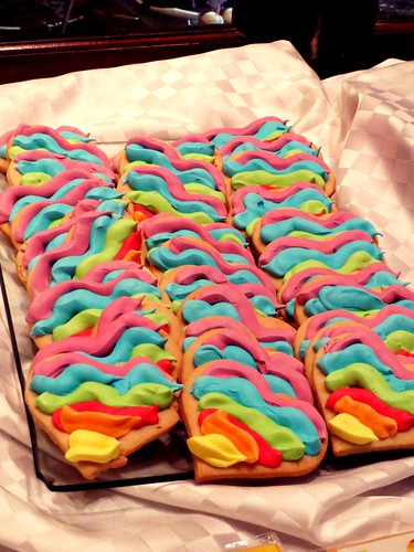 Rainbow gay pride cookies