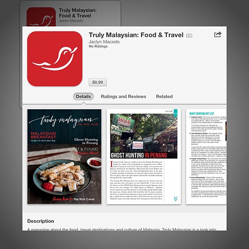 #trulymalaysian is live in the App Store!! #magazine