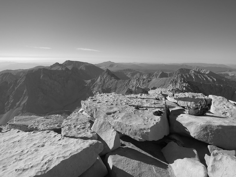 view from mt whitney summit