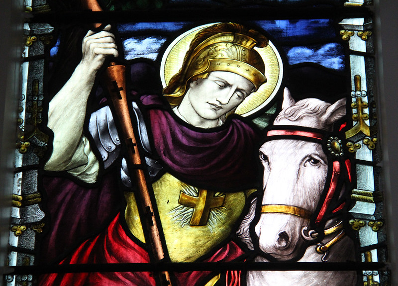 horse stained glass church burra heritage town SA 2013_3197