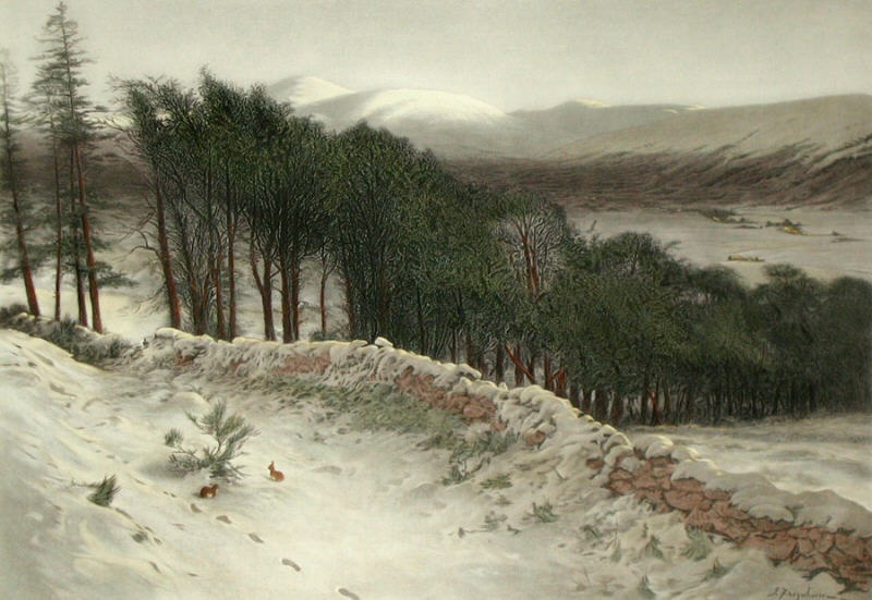 Where Winter Holds its Sway by Joseph Farquharson