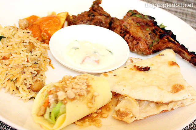 Chinese and North Indian on Plate at Spiral Sofitel Manila