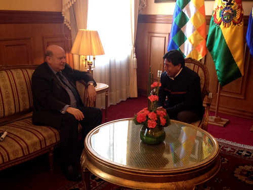 OAS Secretary General Meets with Foreign Minister of Bolivia