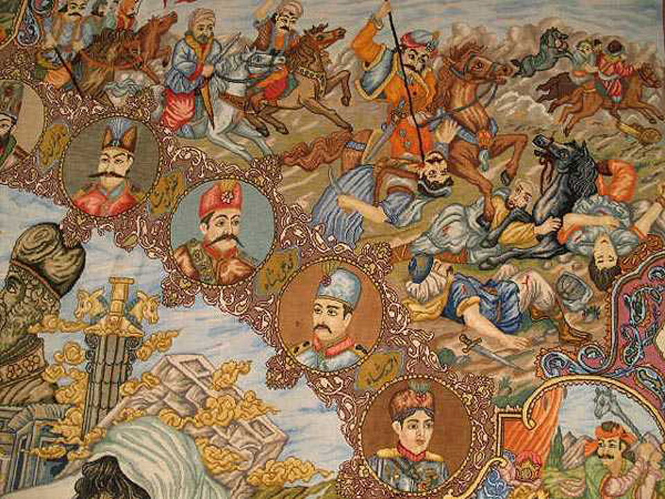 Famous Persian Empereros & history Rug