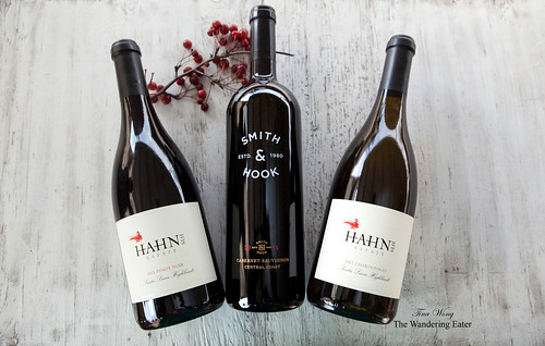 Hahn Estates Winery: Hahn SLH 2011 Pinot Noir, Smith & Hook Single Estate Cabernet Sauvignon, Hahn Estate 2012 Chardonnay