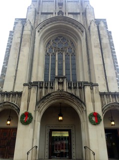 First Baptist DC with Christmas Wreaths