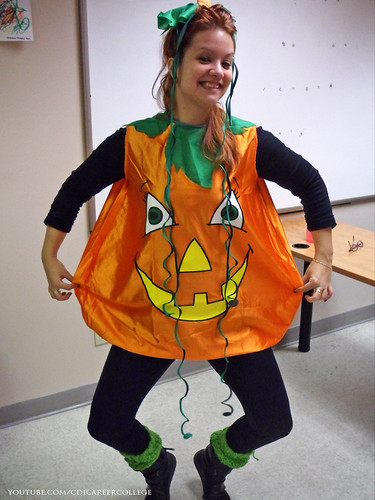 CDI College Laval Campus Halloween Costumes and Decoration Themes - Dancing Pumpkin