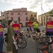 Recepció a l’Ajuntament de Calafell als ciclistes britànics que realitzen la marxa Santurtzi-Barcelona 24:10:2013