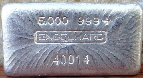 Engelhard silver bar
