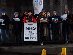 Save Whittington Hospital protest march
