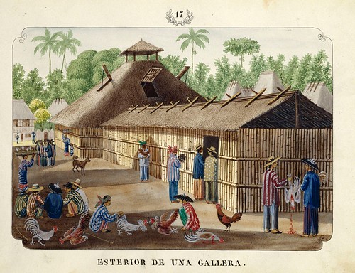 006-ESTERIOR sic DE UNA GALLERA-Vistas de las Yslas Filipinas y Trages…1847-J.H. Lozano- Biblioteca Digital Hispánica