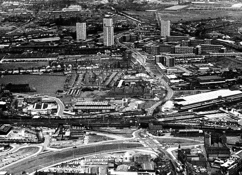Aerial Heath Town circa 1970's 