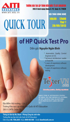 Quick Tour Of HP Quick Test Pro