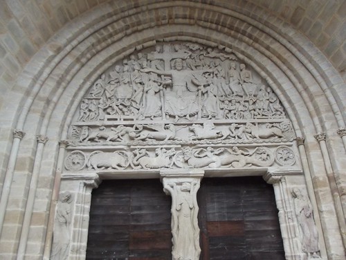 The door of the church at Beaulieu by rajmarshall