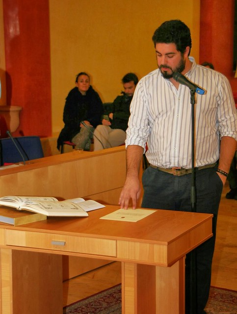 Juan Jiménez Martínez promete el cargo