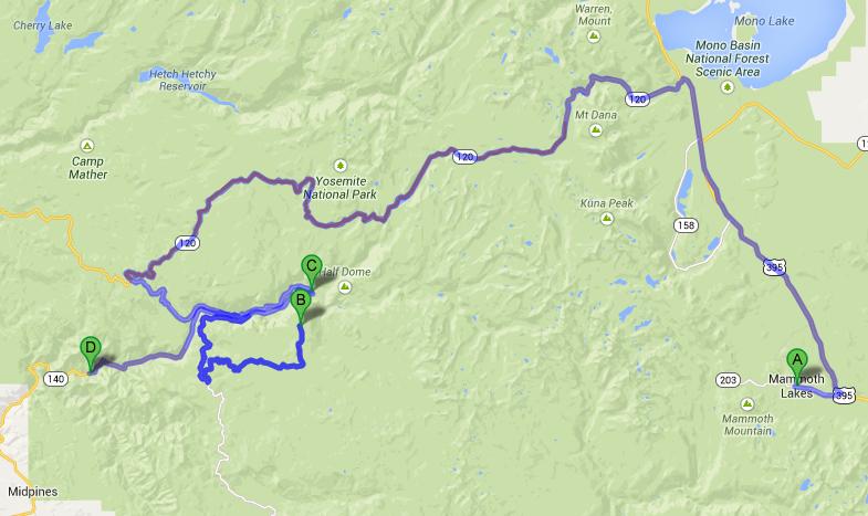 Jueves Día 11 de Julio: Mammoth Lakes - Yosemite (I) - 25 días por los parques nacionales del Oeste de USA: un Road Trip de 10500 kms (1)