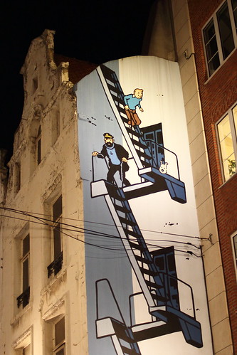 Tintin graffiti