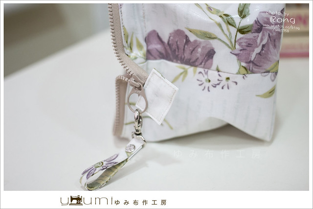 紫玫瑰防水布的大化妝包4