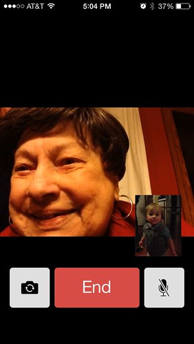 Thanksgiving Facetime Chat with Auntie Vi