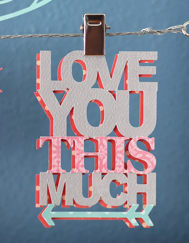valentine word art detail