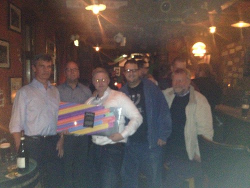 Team Joint Venture win the pub quiz at Paddy Go Easy, Esbjerg