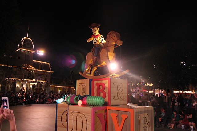 A Christmas Fantasy parade 2013 at Disneyland