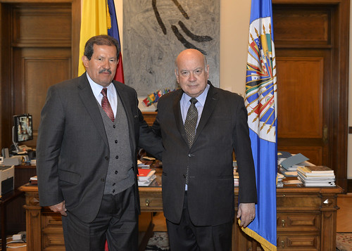 Secretario General recibió al Vicepresidente de Colombia