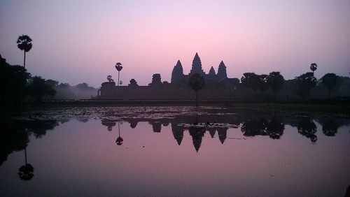 Angkor Wat at dawn,