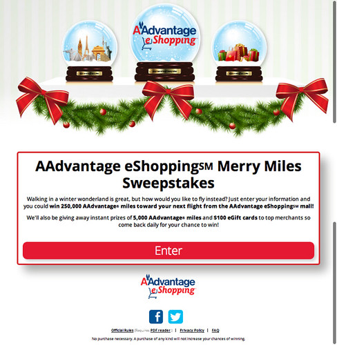 AAdvantage eShopping Merry Miles