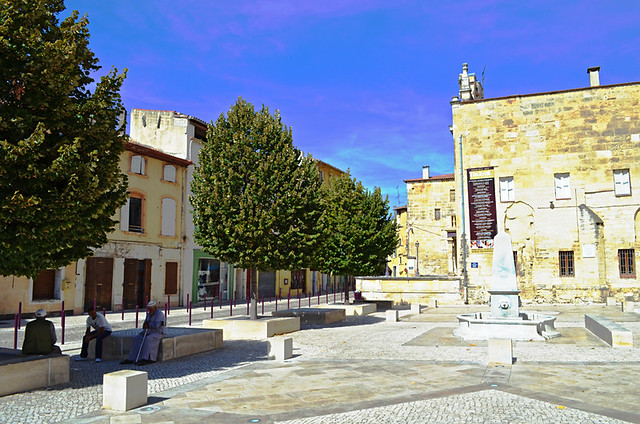 Town Square, Tarascon, Provence, France