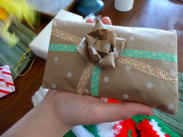 Olivia's mad wrapping skills